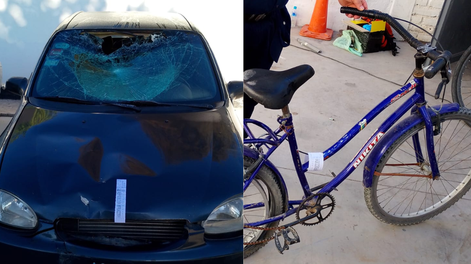 Los vehículos involucrados en la tragedia en Rivadavia.&nbsp;