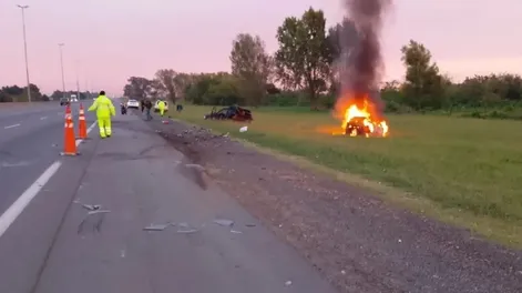 Un conductor ebrio chocó y mató a un hombre en la autopista Buenos Aires-La Plata