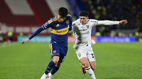 copa sudamericana: boca dio vuelta el partido en una rafaga ante recoleta y vence 3-1