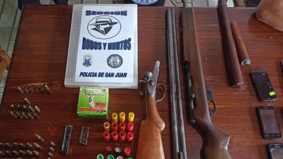 Lo allanan por robos y le hallan armas: detenido