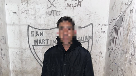 El detenido por la Policía.