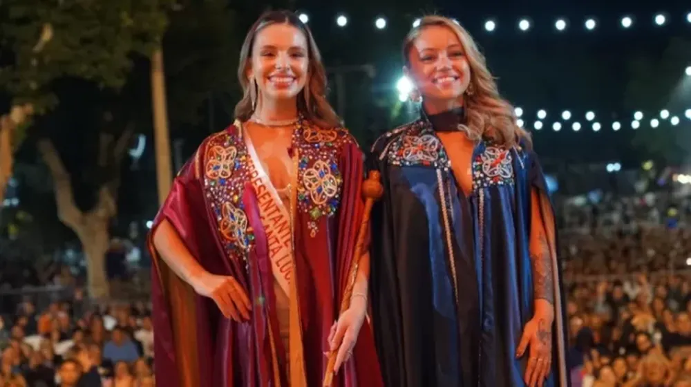 Inti y Delfina, las nuevas representantes de Santa Lucía