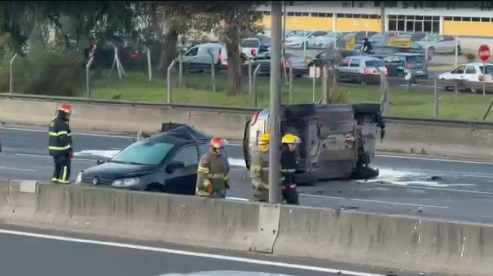 Trágico choque en Panamericana.