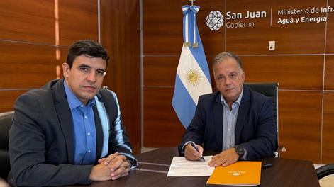 El ministro de Infraestructura, Agua y Energía puso en función al nuevo director de Hidráulica