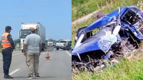 Choque frontal en la ruta 34: murieron tres integrantes de una familia en el acto. (Fotos: gentileza El Liberal / Info del Estero).