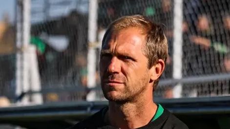 Sereno. Alejandro Schiapparelli quiere un San Martín intenso para recuperarse en la Primera Nacional.