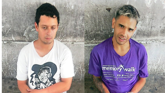Matías Ezequiel Quevedo y José Hernán Flores. Los detenidos por el violento robo en Concepción, Capital.&nbsp;