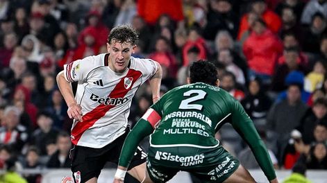 Figura. Facundo Colidio es hoy por hoy la gran bandera de un River que llega golpeado al cierre de la primera fase de la Sudamericana.