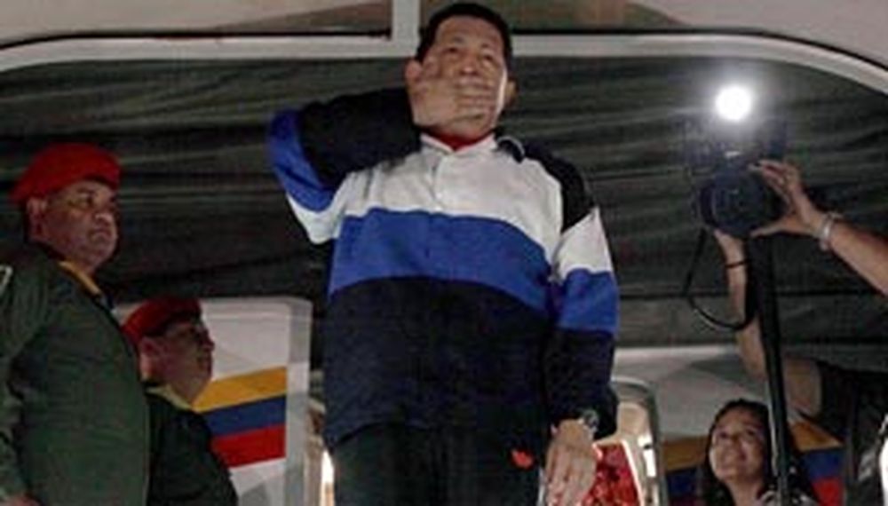 Hugo Chávez volvió a Venezuela