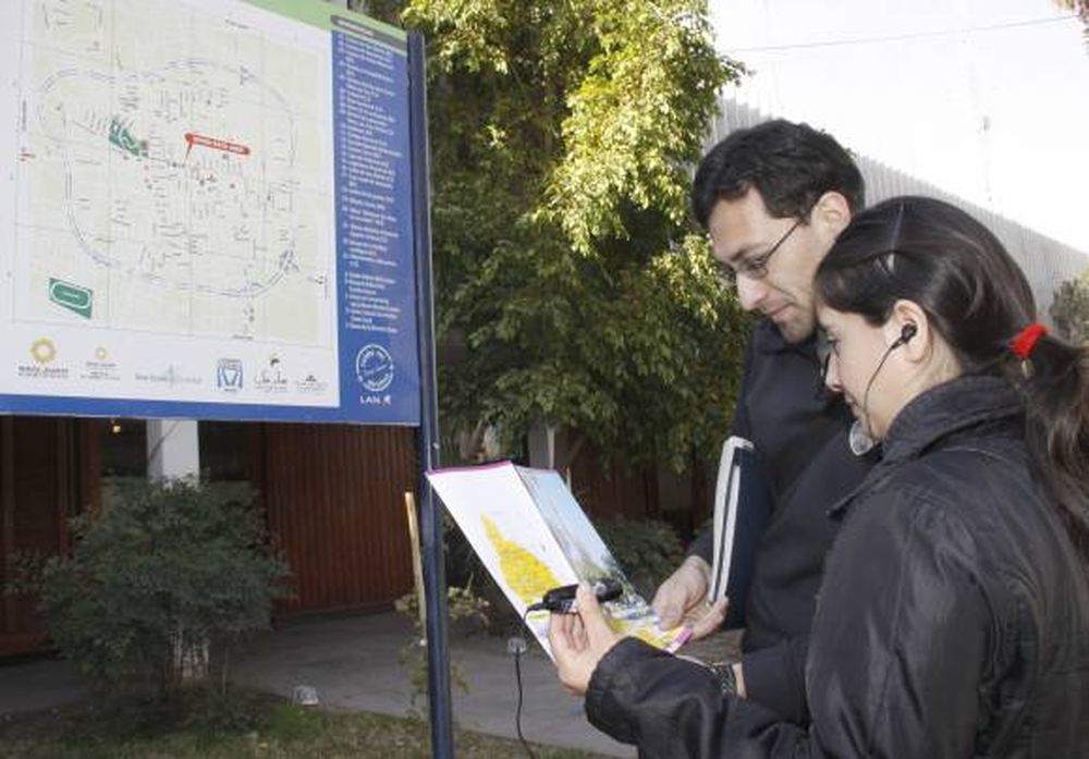 Información para turistas  en MP3 y en  idioma inglés