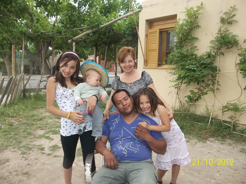La familia en el a&ntilde;o 2012.