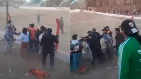 Batalla campal en el fútbol calingastino: Horizontes Juveniles se desligó