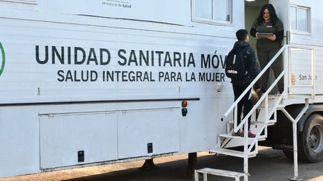 Salud traslada las Unidades Sanitarias Móviles a Sarmiento donde permanecerán por 5 días.