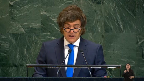 Javier Milei dio su discurso ante la Asamblea General de las Naciones Unidas