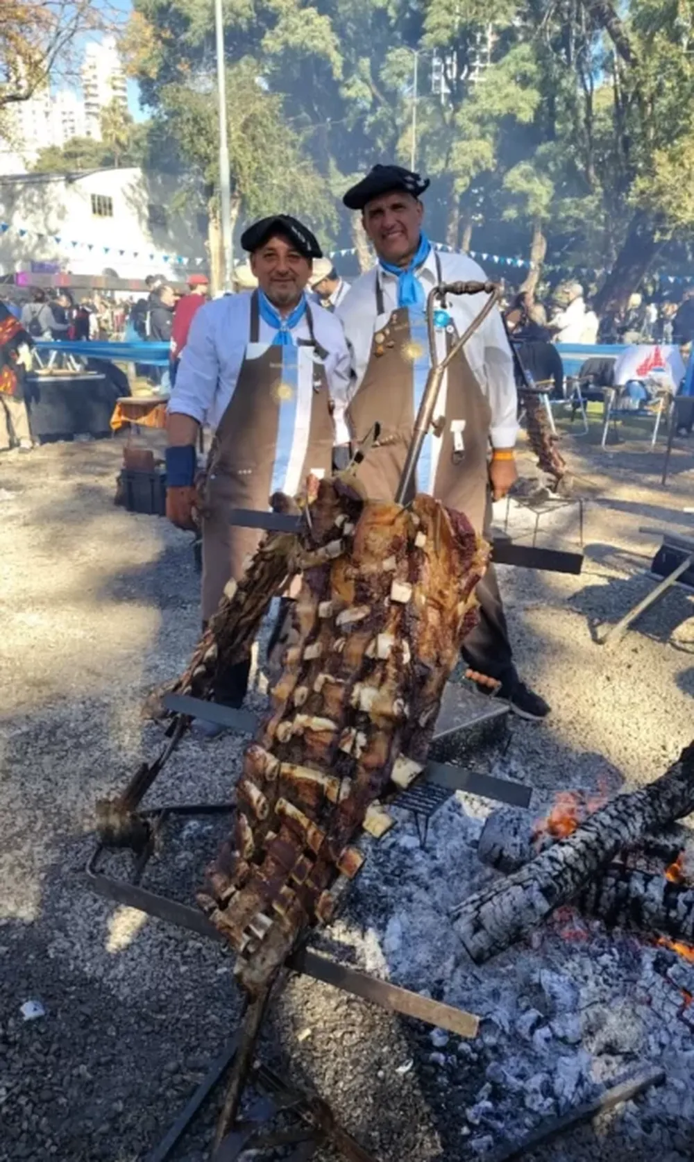Mauricio Barón, chef profesional, dijo que cualquier persona sine xperiencia pueden hacer un buen asado.