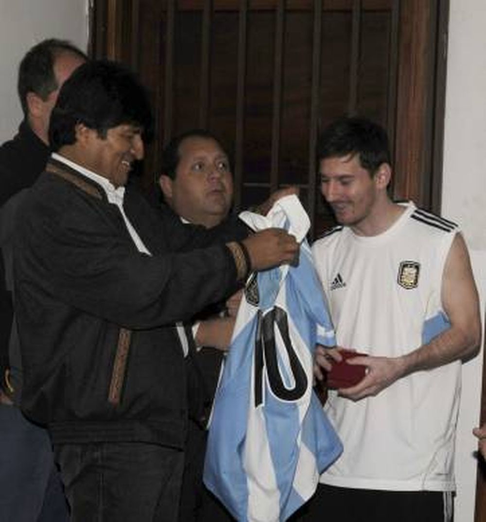 Plaqueta para Messi