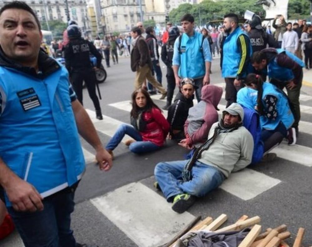 El paro en Buenos Aires dejó un saldo de 32 detenidos