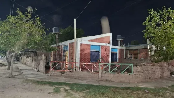 ESCENARIO. Luis Matías Gómez recibió el golpe letal en su propia casa.