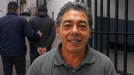 Julio Omar Calivar se encuentra detenido en la Central de Policía de San Juan. Imagen recreada con IA.&nbsp;