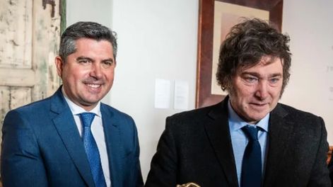 Marcelo Orrego, en el lote de gobernadores que invitó Javier Milei a la “Argentina Week” en Estados Unidos