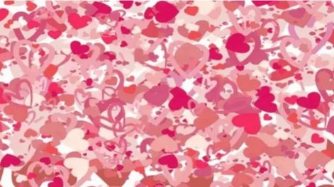 Solo un genio con vista de águila encuentra el anillo entre los corazones