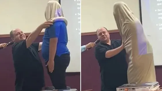 Un profesor se hizo viral por su ingeniosa explicación sobre cómo usar preservativos