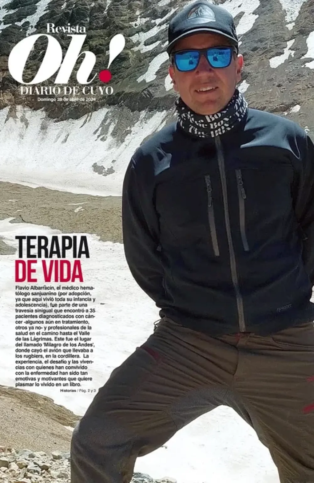 Tapa Revista Oh! 28 de Abril de 2024