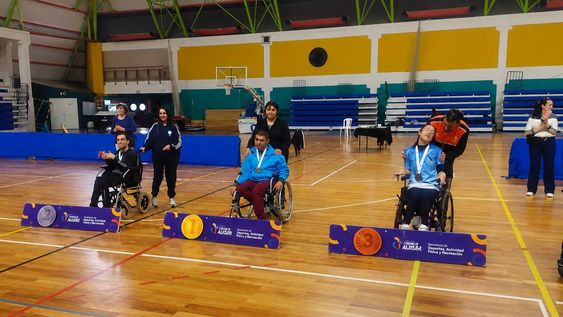 san juan brillo en mendoza: la delegacion de boccia adaptada cosecho seis medallas en el encuentro regional