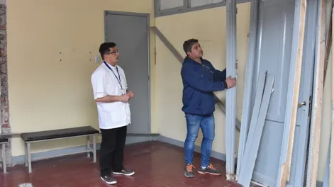Diario de Cuyo | EN 2018. Ese año, la Pastoral Hospitalaria consiguió que el Hospital Rawson le cediera un lugar para la capilla.