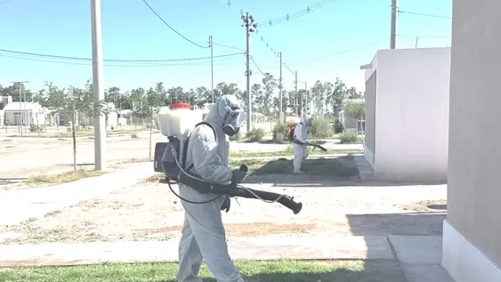 El municipio de 9 de Julio intensificó los operativos de fumigación contra los mosquitos.