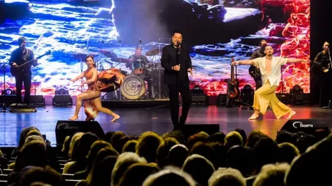 Jorge Rojas se presentó en el Teatro del Bicentenario el fin de semana pasado. (Foto Gentileza Ministerio de Turismo, Cultura y Deportes)