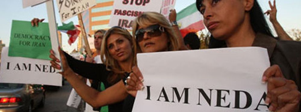 Neda, símbolo de protestas por fraude en Irán
