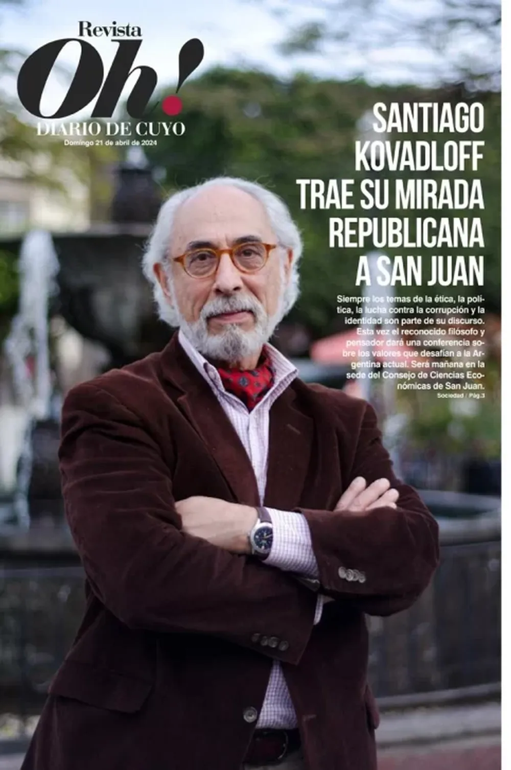 Tapa Oh! 21 de Abril del 2024