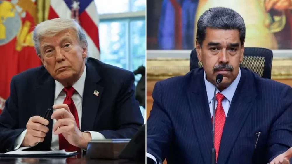 Trump y Maduro.-