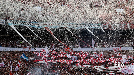 el impactante recibimiento de river en el superclasico ante boca con mas de 50 toneladas de papelitos: el video
