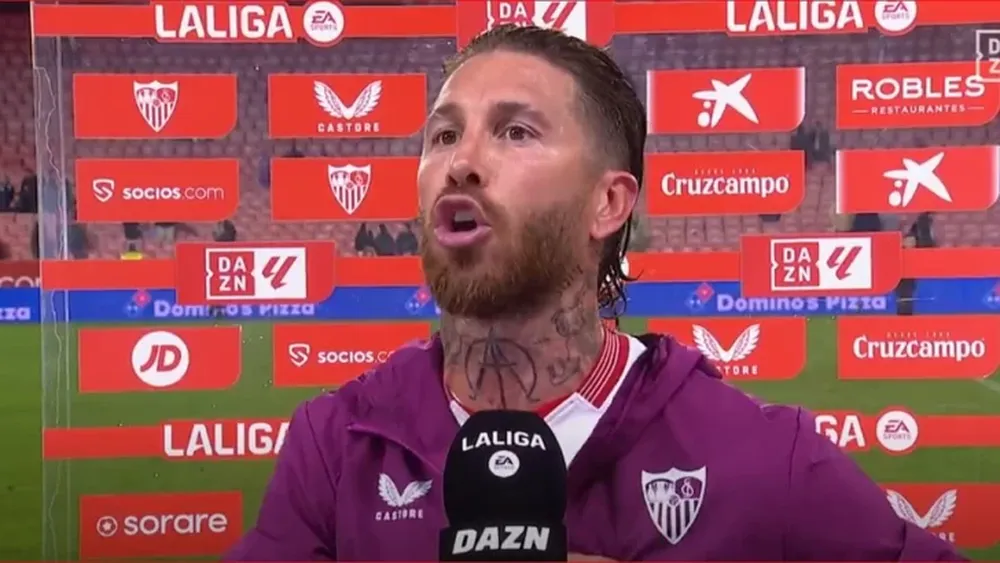Al igual que Messi, Sergio Ramos explotó de ira en plena entrevista