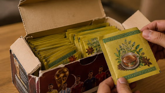 insolito: compro una caja de figuritas del mundial y fue estafado