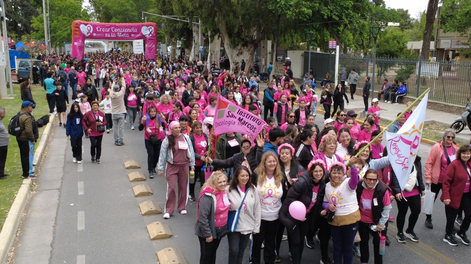 [galeria de fotos] las mejores postales de la multitudinaria maraton juntas contra el cancer de mama