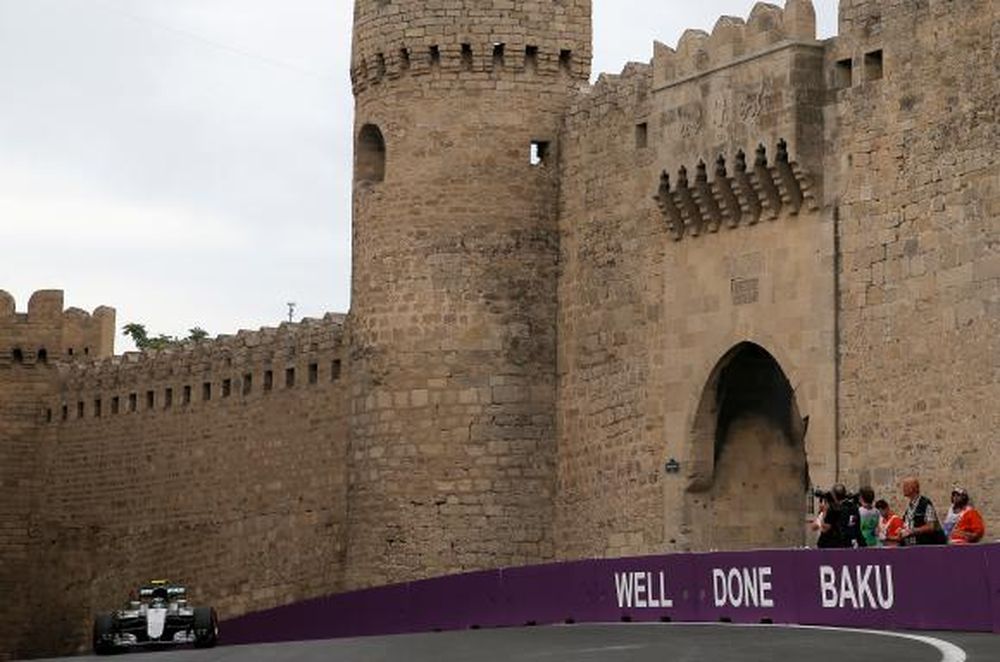 Rosberg, en el único Bakú