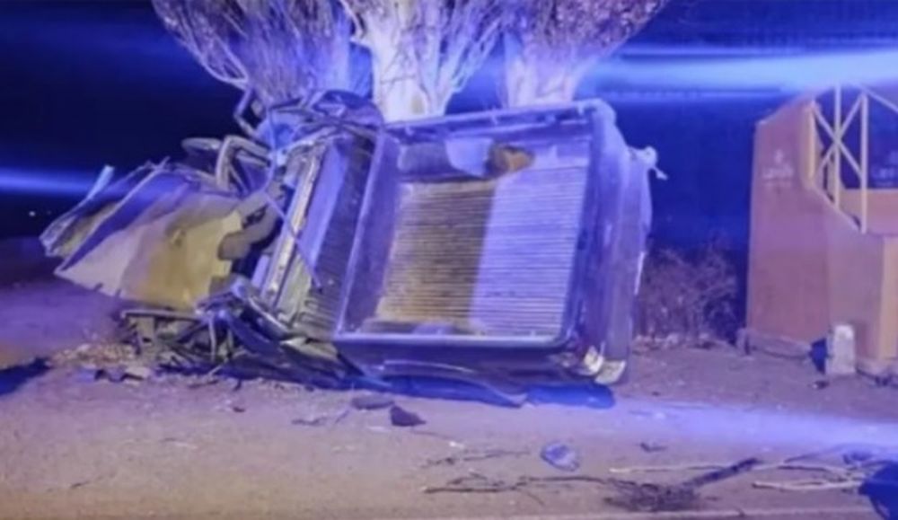 Así quedó el vehículo