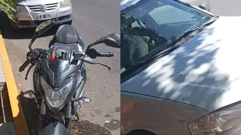 Choque entre auto y moto en avenida Rawson deja a un herido