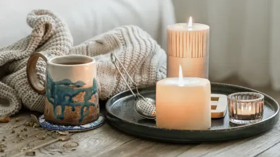 Las velas aromáticas son una opción perfecta para perfumar el ambiente.