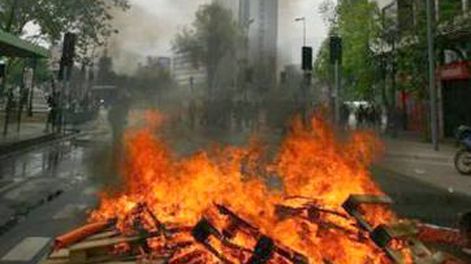 Día tenso en Chile