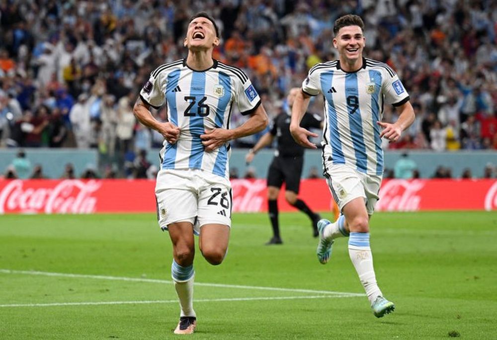Mirá el gol de Molina para abrir el marcador para Argentina