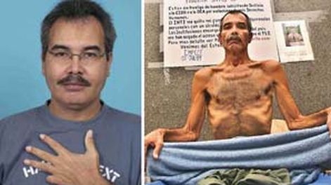 Está al borde de la muerte por una huelga de hambre contra Chávez