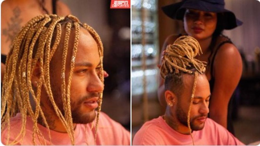 Neymar cambió de look y estallaron los memes