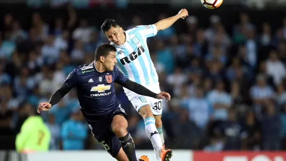 Racing se impuso sobre la U de Chile y sacó el boleto para octavos de final