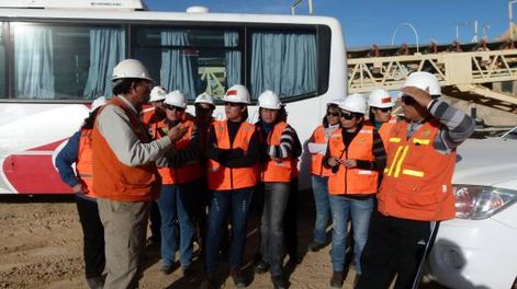 Familiares de mineros visitaron Gualcamayo