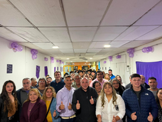 9 de julio recibio a la libertad avanza: jose peluc encabezo la inauguracion de la septima sede partidaria