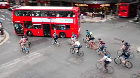 En Londres ya hay más ciclistas que personas que se mueven en coche